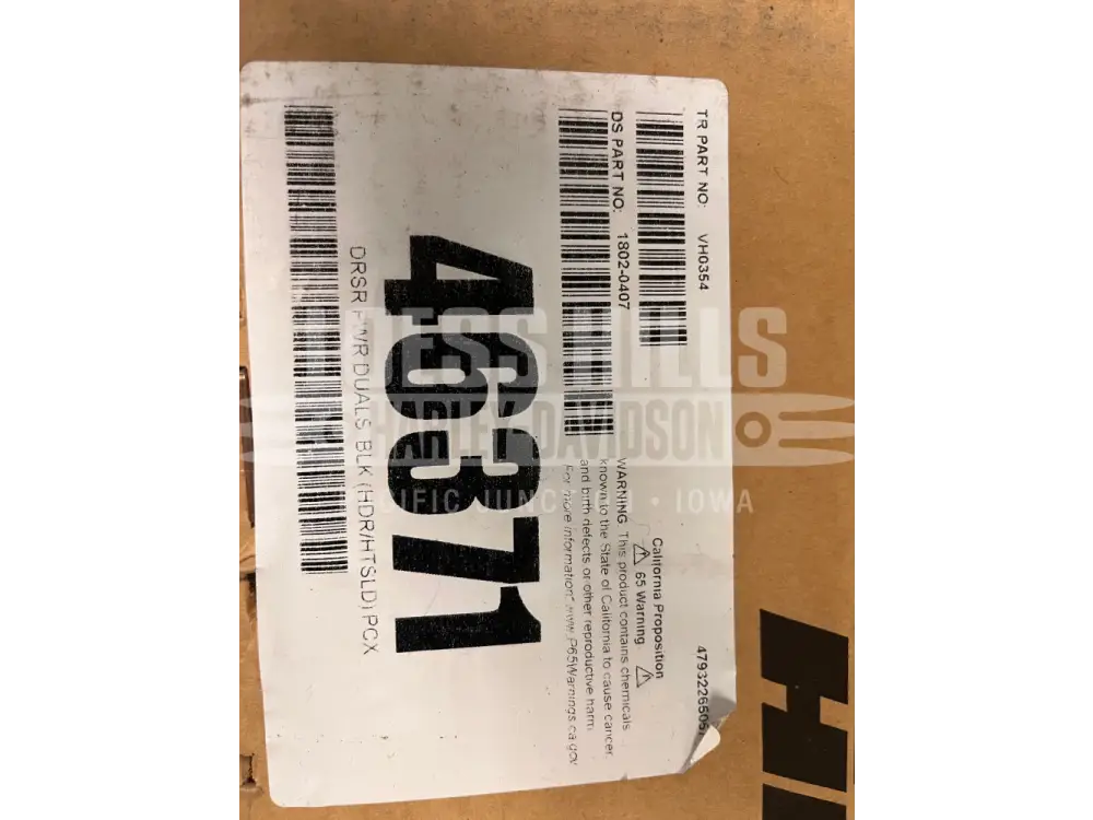 VANCE & HINES Power Duals Head Pipe - Black 1802-0407 46371