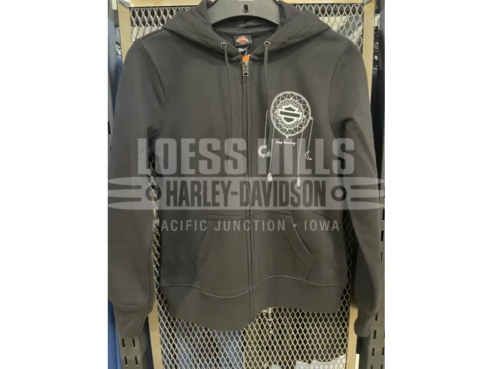 Women’s Black H-D Keep Dreaming Zip Up Hoodie 3002926