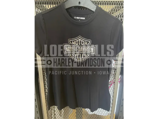 Women’s Bling Bar & Shield T shirt 96543 25VW Women’s T