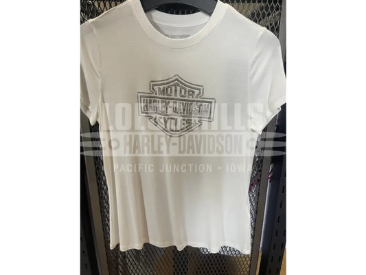 Women’s Bling Bar & Shield T shirt 96544 25VW Women’s T