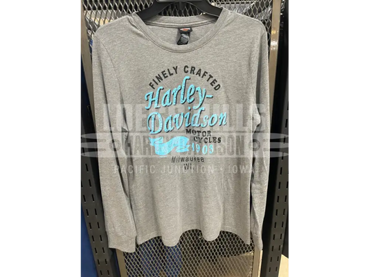 Women’s Grey Finely Crafted Longsleeve 3002920 - Women’s