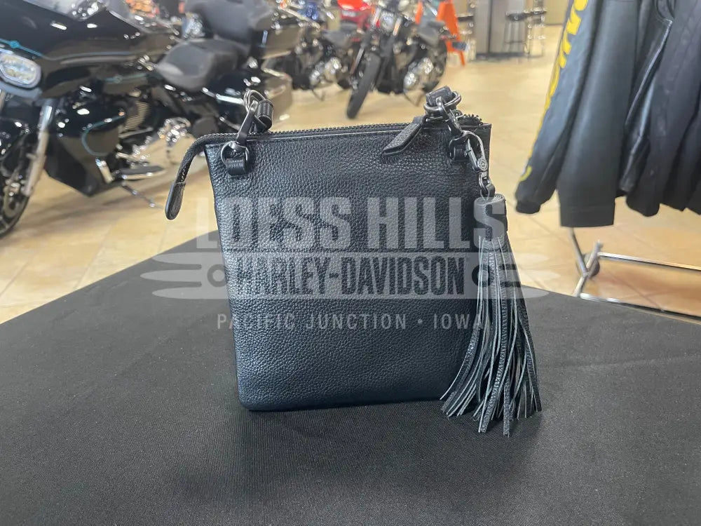 Women’s Harley-Davidson Black Classic Leather Crossbody