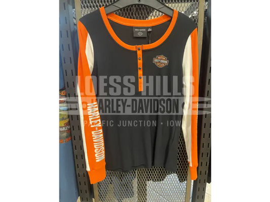 Women’s Harley-Davidson Essential Henley Long Sleeve