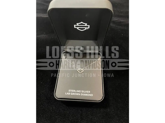 Women’s Harley Davidson Lab Grown Diamond Bar & Shield