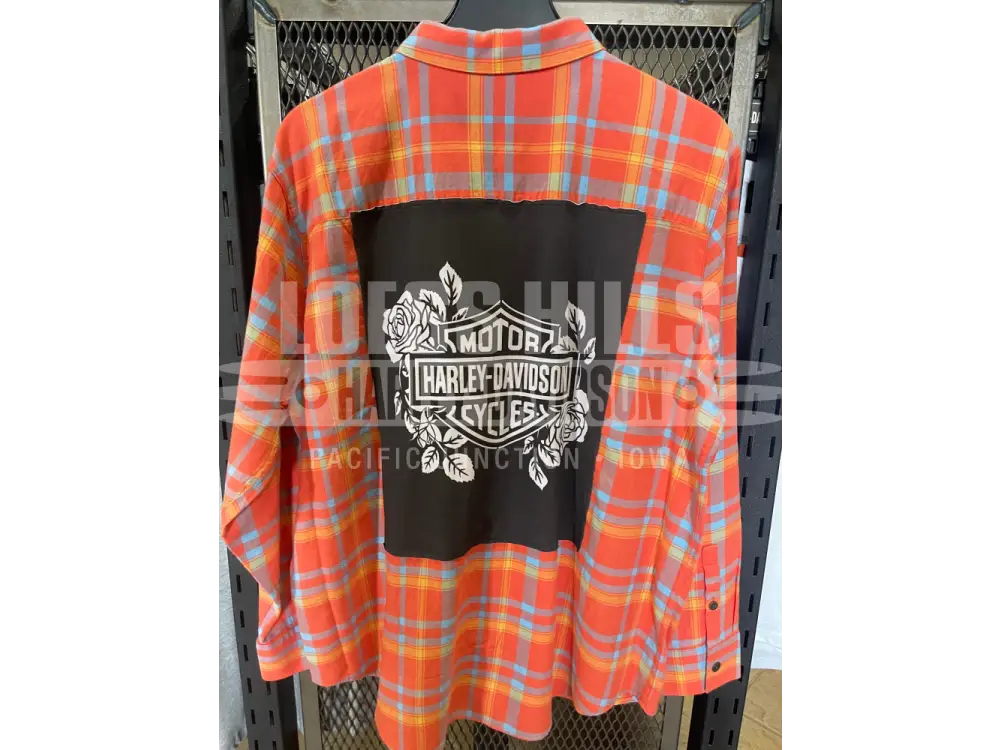 Women’s Harley Davidson Plaid Button Up 96557 25VW Women’s