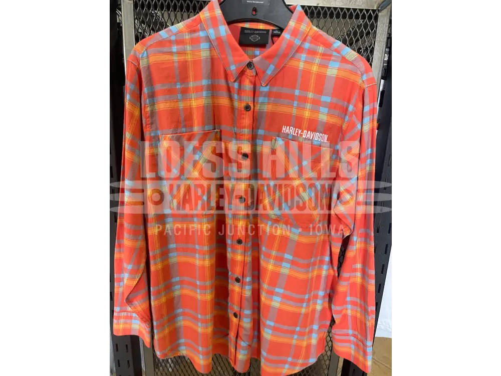 Women’s Harley Davidson Plaid Button Up 96557 25VW Women’s