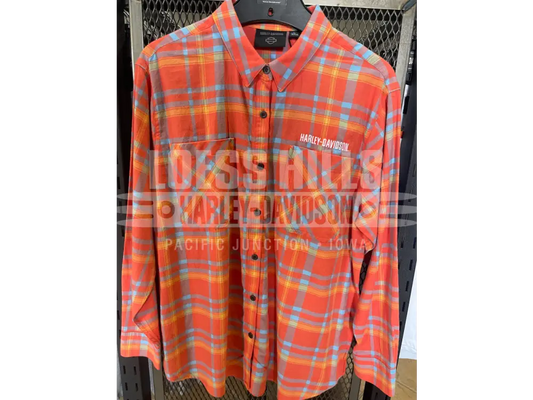 Women’s Harley Davidson Plaid Button Up 96557 25VW Women’s