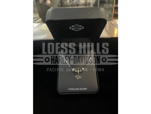 Women’s Harley-Davidson Round Link Logo Necklace 34N00168