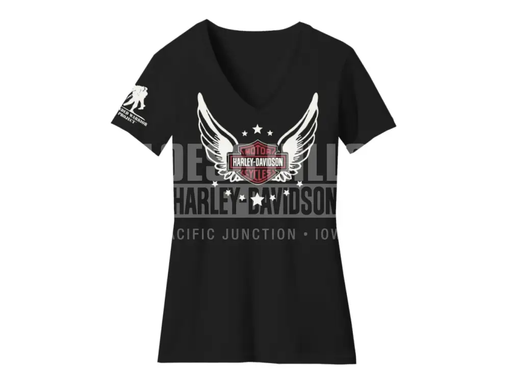 Women’s Harley-Davidson WWP Honor V-neck Tee 96737-23VW