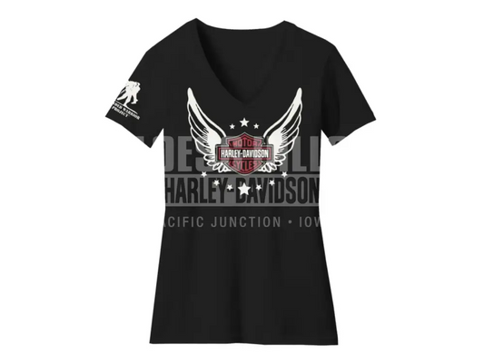 Women’s Harley-Davidson WWP Honor V-neck Tee 96737-23VW