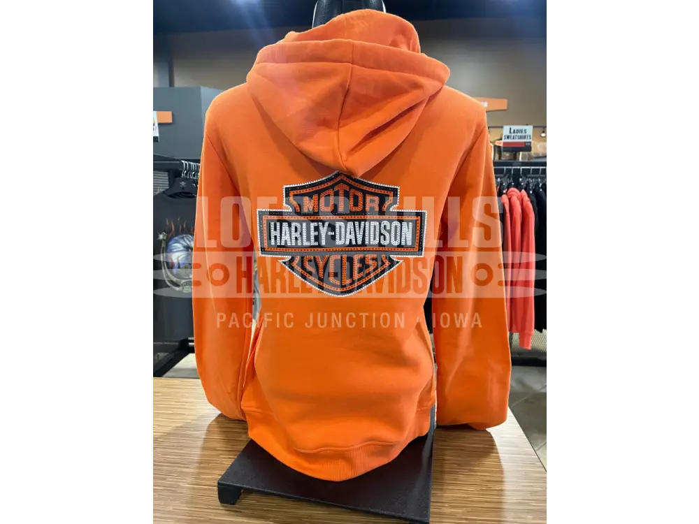 Women’s Orange Essential Bling Pullover Hoody 96749-25VW
