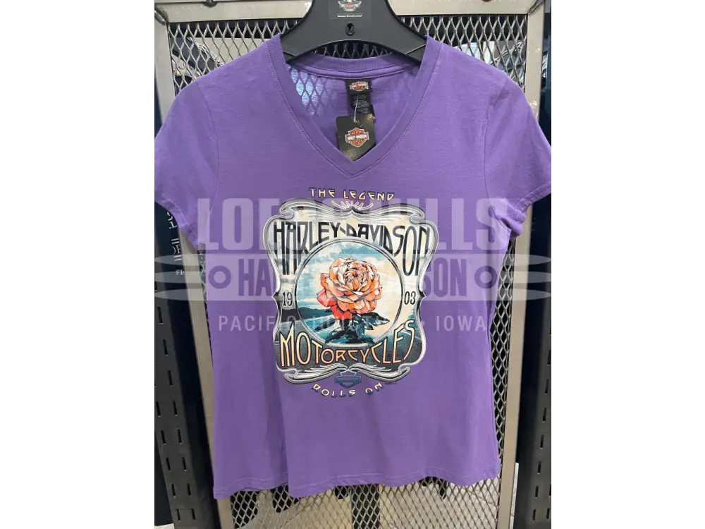 Women’s Purple Rockin’ Rose T-shirt 3002295 - Women’s