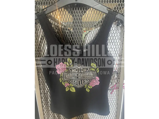 Women’s Rose Bling Tank Top 96453-25VW - Women’s Tank Top
