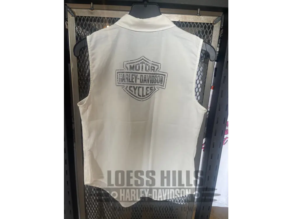Women’s White Button up 96601-25VW - Women’s Tank Top