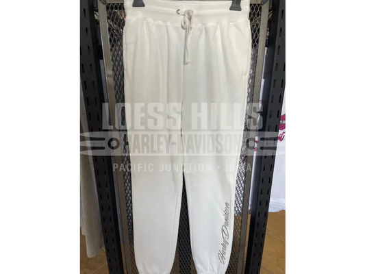 Women’s White Harley Davidson Sweatpants 96592 25VW Women’s