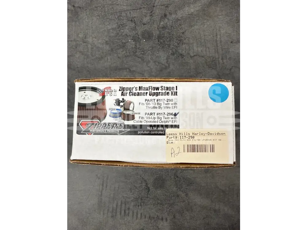 ZIPPERS MAX FLOW AIR FILTER UPGRADE KIT 08-13 THROTTLE